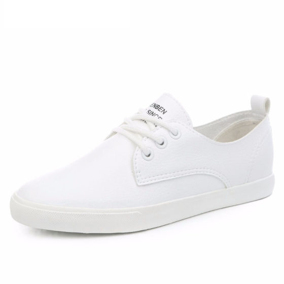 Casual White Flat Casual White Flat